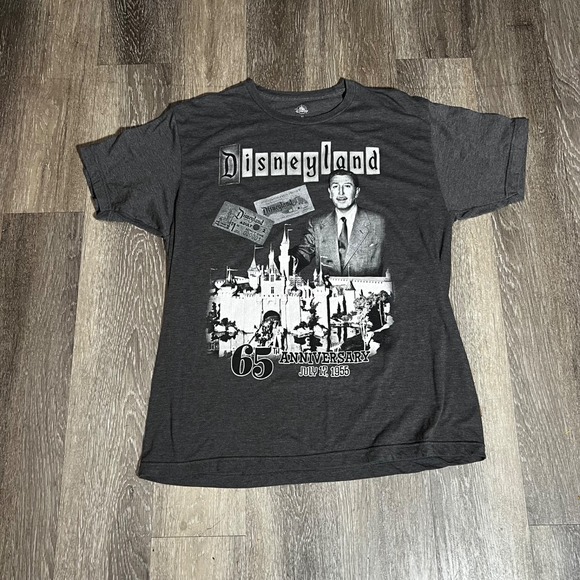 Disney Other - Disneyland 65th Anniversary Annual Passholder Walt Disney T-Shirt Mens XL Rare